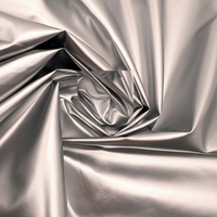 Metallic PU Coated Polyester Fabric for Down Jackets, Bags, and Shoes - Waterproof & Breathable