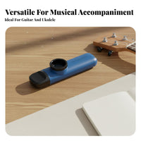 Easy to Play Plastic Kazoo Includes Lanyard and 8 Membranes Guitar Accompaniment Instrument Long-Lasting ABS Material for Beginners