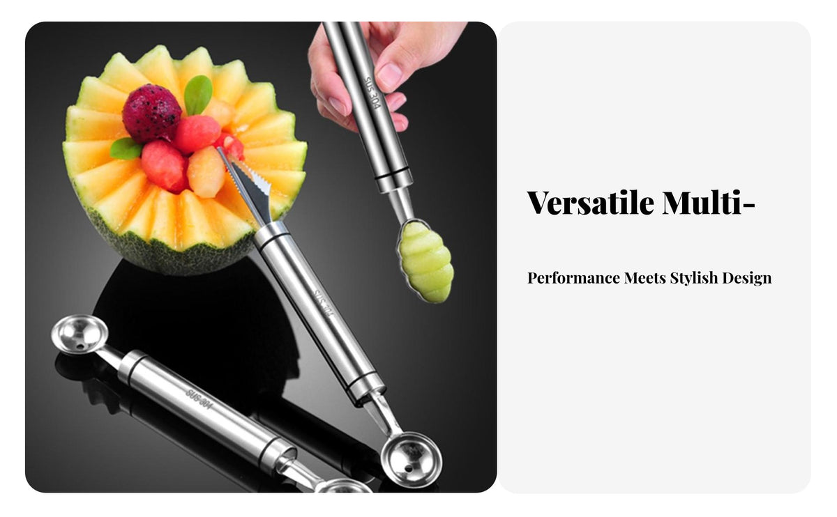 Fruit Pulp Separator Food Grade Fruit Remover Fruit Baller Versatile Water Fruit Cutter Tool 304 Stainless Steel