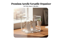 Acrylic Display Box Allergen-Barrier Proof Magnetized Closure Case Magnetized Trading Card Box High Clearness Figurine Protector