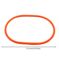 Rubber Sealing Loop Replacement Seal Sealing Loop Gasket Orange Leakproof for Machine Maintenance