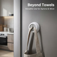 Sink and Tea Towel Rack for Kitchen Organization, No-Drill Wall-Mounted for Bathroom Storage, Single Hanging Hook in Japanese Style