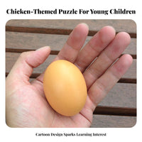 Educational Chicken Life Cycle Learning Game Early Education Chicken Life Cycle Toy Hands-On for Preschoolers, Kindergarten, Classroom