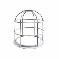 Bulb Shock Barrier Resistant Bulb Protector Heavy-Duty Wire Cage Lamp Protector for Workshop, Warehouse, Basement