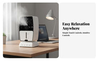 Desktop Misting Fan Humidifying Function Portable Air Chiller Nano Small Misting Water-Cooled Chiller for Students, Office Workers, Desk, Bedroom
