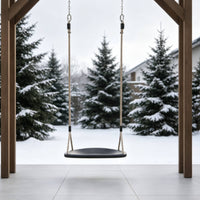 Easy Installation Hanging Swing Chair Relaxing Swing Chair with Ropes Sleek Suspended Seat Sturdy for Children