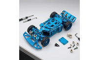 RC Chassis with Steering Gear 1:28 Scale Car Frame Metal for Drifting, Builders