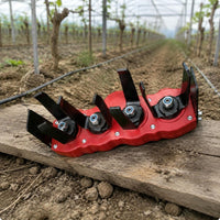 Gearbox Weeding Wheel High Efficiency Weeding Head Fast Soil Clearing Agricultural Implement for Greenhouse Growers, Farmers