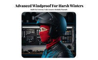 Balaclava Cold Protection Fleece Balaclava Windproof Head Hood Breathable Windproof Motorcycle Hood Lightweight for Motorcycling