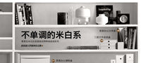 书柜零食桌面收纳盒抽屉式置物架书桌整理客厅口罩玄关日式桌上小 两格外木内白（升级为木质外壳）