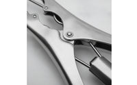 Stainless Steel Banding Pliers with Rubber Rings Four-Claw Castration Bander with Rings Heavy Duty Livestock Banding Tool for Farmers, Ranchers, Ranches