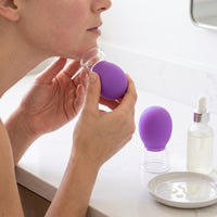 Mini Facial Cupping Set - Vacuum Suction Silicone Cups for Face Lifting & Massage