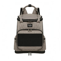 Padded Shoulder Straps Pet Carrier Backpack Ventilated Mesh Pet Carrier Backpack Zippered Top Handles for Travel, Outdoor Use