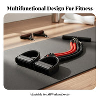Foot Pedal Puller Anti-Slip Pedals Pedal Elastic Band Sit-up Pull Rope High Elasticity Stretching Strap Multifunctional