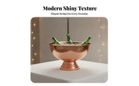 Stainless Steel Champagne Bowl Mirror Finish Large Champagne Bowl Multi-Purpose