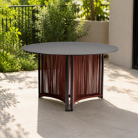 Metal Camping Table, Modern Minimalist, Outdoor Dining Table, Outdoor, Garden Table