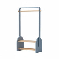 Durable Wood Construction children's Tree-Shaped Hanger Rack Floor-Standing complimentarystanding Garment Rack Nordic design aesthetic Coat Stand Multiple Pegs for Toddlers, Families, Bedroom, Playroom, Entryway, Living Room