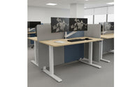 Compact Design Motorized Sit Stand Desk Ergonomic Electric Standing Desk Memory Presets Small Electric Lift Table