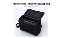 Easy to Carry Portable Speaker Carrying Case Adjustable Strap Speaker Carrying Backpack Long-Lasting for DJs, Live Performances, Events