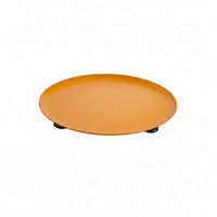Metal Tray with Feet Low-Profile Decorative Metal Tray for Countertop