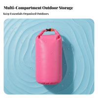 Buoyant Double Swim Buoy Thickened Material Outdoor Water Swimming Buoy Adjustable Waist Belt for Triathletes, Triathlon Training