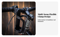 Drill-Tool-Less Installation Cycle Water Bottle Holder Universal Fit Quick Release Bottle Holder Wide Application for Cyclists, Children