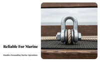 D Pulley Block Long-Lasting Sturdy Duty Wheel Single Wheel Lifting Pulley High Strength Steel Sturdy Duty Grab Block