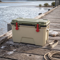 68L Cooler Box with Ice Boxes Heavy-Duty Portable Cooler Box for Camping