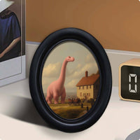 Tabletop Picture Frame Protects Photos Oval Picture Frame Simple Elegant Residential Design Decoration for Desk