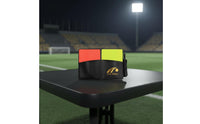 Referee Card Notebook PU Leather Red and Yellow Cards Portable