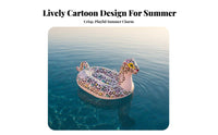 Oversized Creature Sit-on Water Toy Fun Designs Giant Inflatable Pool Inflatable Lounger Heavy Duty for Adults, Family, Beach