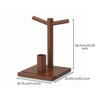 Yarn Swift Wooden Yarn Holder with Spindle Supports Knitting Tool Tabletop Sturdy for Knitters, Crochet, Craft Room