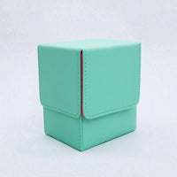 Soft Trading Card Box with Window Compact Card Storage Box with Closure Sturdy Organized for Gamers, Desk Display