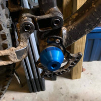 Bike Bottom Bracket Tool Aluminum Alloy BBT-69.2 Tool 16-Notch Bottom Bracket Wrench Knurled CNC Machined for Mechanics