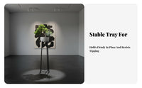 Modern Design Tall Metal Pot Stand Minimalist design Tiered Pot Stand Indoor & Outdoor Plant Holder Space-Saving for Gardeners, Garden, Balcony, Living Room, Office