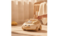 Musical Telephone Toy Car Interactive Toy Phone with Piano Keys Play Phone Push-Along Play Keys Sensory for Toddlers, Playroom