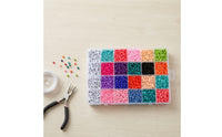 Complete Bead Bracelet Making Kit Allall-in-One Bracelet Making Kit Beginner-Friendly Colorful for Children, Beginners