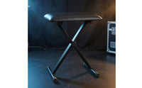 Cross-Brace Design Piano Stool Cushioned Seat Music Furniture Padded