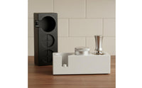 Stable and Long-Lasting Espresso Tamping Station Adjustable Height Portafilter Tamper Stand for Baristas