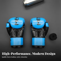 Long-Lasting Boxing Gloves Force Protection Training Gloves Shock Absorption Combat Sports Gear Wrist Support for Children, Women, Beginners, Sparring, Gym