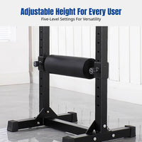 Exercise Rack, Bulgarian Single Leg Training Stand, Home Gym Equipment, Adjustable Height, Ergonomic Balance, For Men & Women