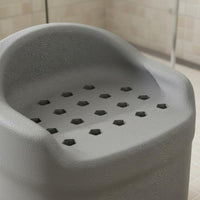 Stable & Sturdy Elderly Shower Chair With Drainage Holes Elderly Bath Chair Easy to Clean Expanded Polypropylene Bathroom Stool Tool-Complimentary Assembly for Disabled