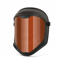 Full Face Visor Curved Face Visor with Adjustable Headband Safeguarding Hood Clear Anti-Fog for Grinders, Grinding