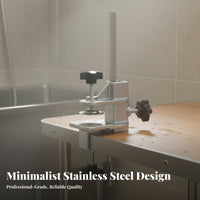 Stainless Steel Pet Grooming Arm Resistant Grooming Table Restraint Arm Long-Lasting Construction Easy to Install for Professional Groomers, Home