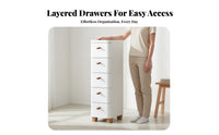 Drawer Cabinet Large Capacity Multi-Layer Storage Cabinet Thickened Material Multi-Layer Storage Chest for Students, Bedroom, Closet, Washroom