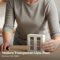 Realistic Design 1:12 Scale Hanging Cabinet Openable Doors 1:12 Scale Wall Cabinet Modern Design Miniature Kitchen Cupboard DIY Project for Room Decoration