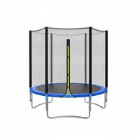 Heavy Duty Large Round Trampoline U-Shaped Legs Trampoline with Safety Enclosure Double Sided Zipper Outdoor Play Equipment for Children, Adults