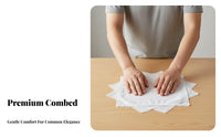 Cotton Hanky Soft White Lace Handkerchief Lightweight for Parties, Brides, Women