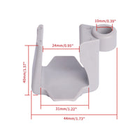 4 Pieces Boat Fender Clips Hangers for Rail Compact Guard Clip One-Piece Hardware for Boats