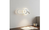Eye Protection 360 Degree Swivel Wall Lamp Narrow Beam Rotating LED Wall Light Flicker-without Flicker for Study Room
